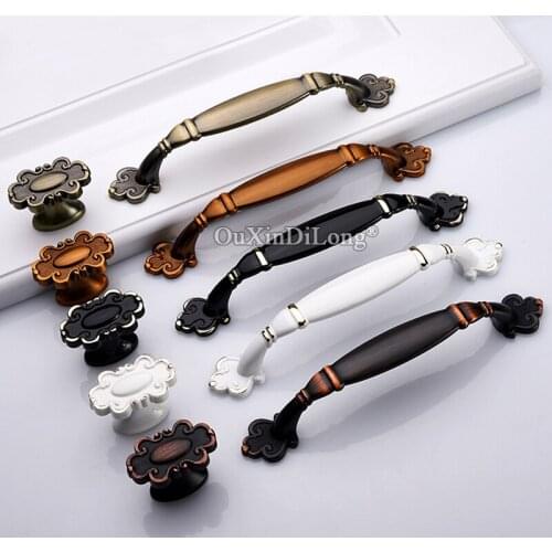 Top Designed 10PCS Solid Kitchen Cabinet Pulls Handles Cupboard Wardrobe Drawer Cabinet Door Handles & Knobs Furniture Hardware