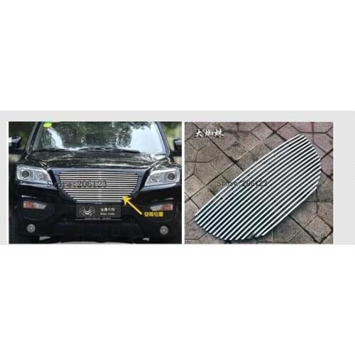 High quality stainless steel Front Grille Around Trim Racing Grills Trim 2012-2013 2014 2015For LIFAN X60