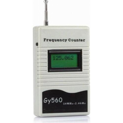 High Performance Frequency meter Two Way Radio Transceiver GSM 50MHz-2.4GHz 7 DIGIT LCD Display Counter Tester Measuring Meter
