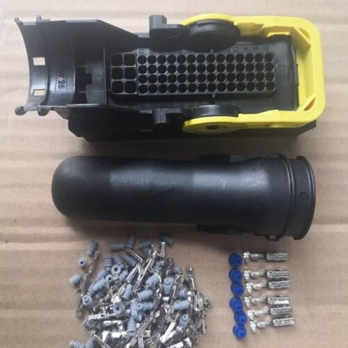 1/2/5/10pcs/lot Electric 62 Pin 62 Way Female Auto ECU Connector Plug With Terminal 1-1418883-1 TE Connectivity AMP Connectors