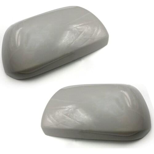 1 Pair Left & Right Car Side Wing Rearview Mirror Cover Cap Decor Silver Fit for Toyota Highlander 2008 2009 2010 2011 2012 2013