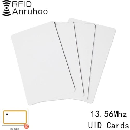 5/10PCS 13.56Mhz Smart Chip Key RFID Rewritable Copy Card UID Copier Tag 1K S50 Duplicator Clone ISO14443 Changeable Badge