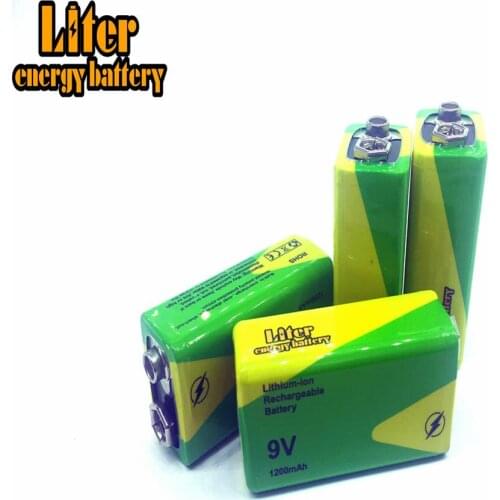 100% Original For Toys Smoke 9V 1200mAh rechargeable battery Low price and high quality for instruments Ni-MH battery packs