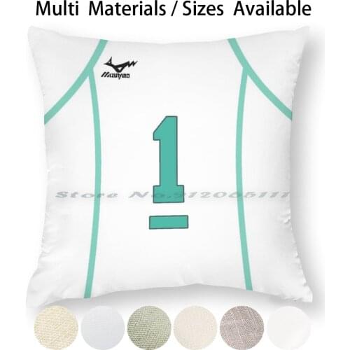 Oikawas Jersey Pillow Case Throw Pillow Cover Cotton Linen Flax Oikawa Tooru Tooru Oikawa Aobajohsai Aobajosai Seijou
