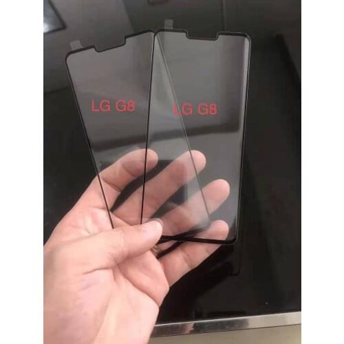 Case on For LG V30 V40 V50 Full cover Tempered Glass For LG G8 G9 LM-G900N Wing cover case couqe For LG Velvet Protection glass