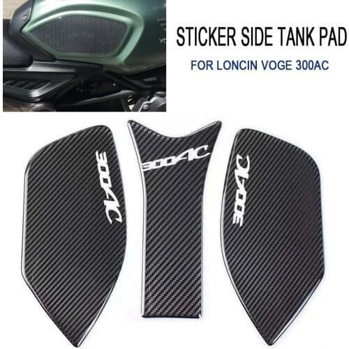 For Loncin Voge 300AC 300 AC Motorcycle Tank Pad Tankpad Protector Racing Sticker
