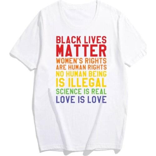 Black Lives Matter T-shirt Science Is Real Love Is Love Vintage Shirt Equality Rights Tee Liberal Tees Anti Trump Resist Tops