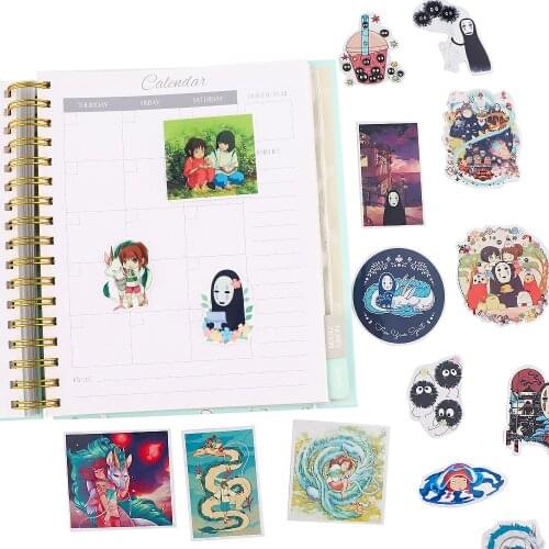 JY154 34pcs/set Cartoon No Face Man Stickers Aesthetic Scrapbooking Laptop Luggage Skateboard Waterproof Graffiti Sticker