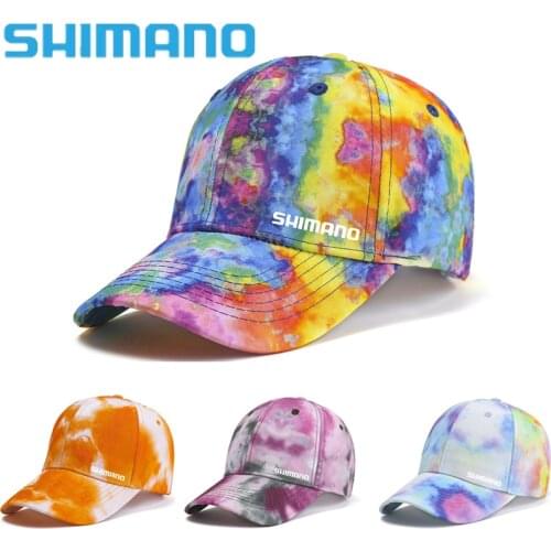 2021 New Shimano Summer Mens Women Fashion Fishing Hat Printing Outdoor Sun Protection Hiking Cap Riding Hat Quick Dry UV Cap