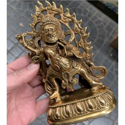 Collection of Brass Sculptures Tibetan King Kong Thousand-Handed Buddha Statues for Free Shipping