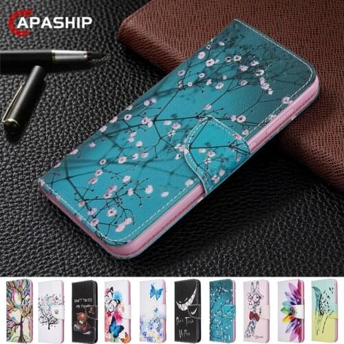 Cartoon Leather Flip Case For iphone 11 Pro For 7 8 Plus 6 6S 5 SE Wallet Cover For iphone XS Max XR X Cases Magnetic Phone Bags