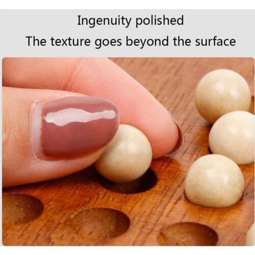 448D Europe Board Game Single Chess Peg Solitaire Diamond Move Independently Cognitive Ability Classical Educational Toy