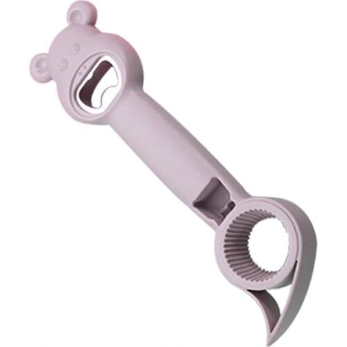 Bottle Opener Multifunctional Four-in-one PP Non-Slip Jars Opener for Kitchen