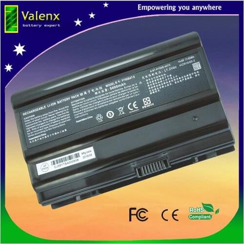 P750BAT-8 Battery for Clevo P750 P750S P751 P751ZM X599 ZX7-D0 EON17-X 6-87-P750S-4271, 6-87-P750S-4272 6-87-P750S-4U73