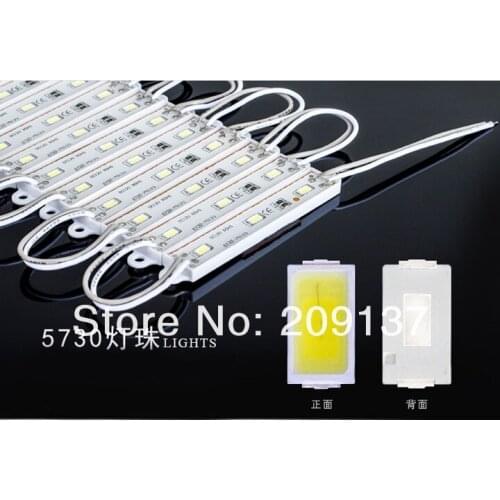 1000pcs 5630 5730 SMD LED Module 3leds DC12V White Warm White Waterproof sign letter channel For Advertising Board Display