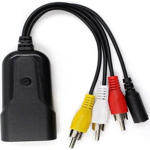 1080P Composite AV RCA to HDMI-compatible Video Converter Adapter Full HD 720/1080p for HDTV Standard TV