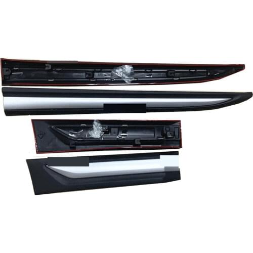 2015-2020 Front Door Cover for Outlander Rear Door Apron for Airtrek Door Protector Door Board Door Silver Trim Decoration Strip