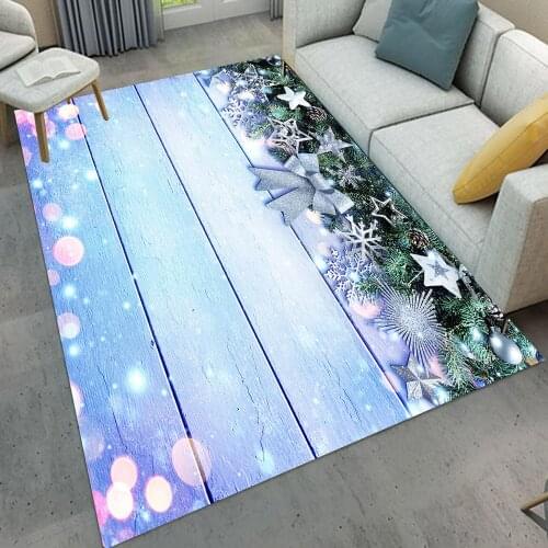 3 Size Christmas Gift Holiday Rug Door Mat Bedroom Bathroom Home Absorbent Non-slip Carpet Mats Christmas Decorations