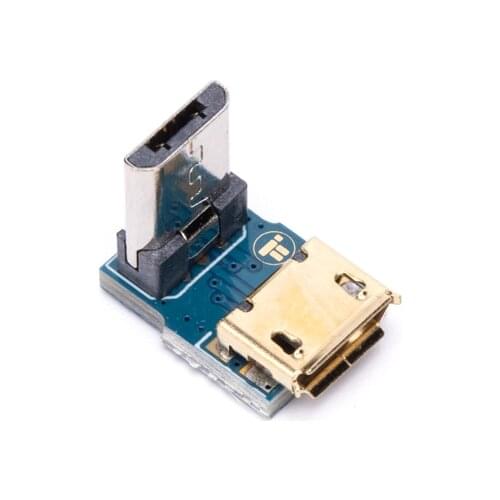 3pcs L-Type Adapter Plate Micro USB Male to Female for Protek35 FPV drone part