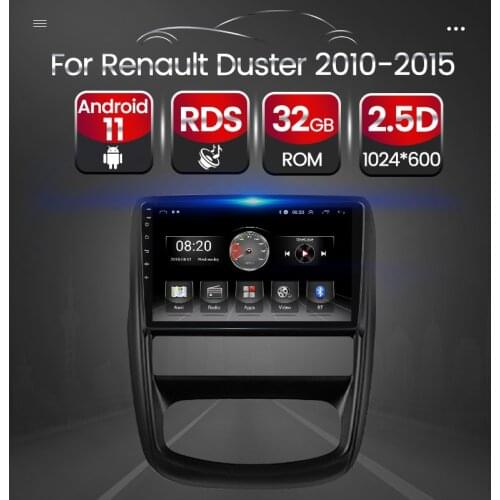 Android 11 Stereo Car Radio For Renault Duster 2010-2015 For Nissan Terrano 2014-2020 1024*600 Multimedia Video Player GPS Navi
