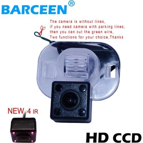 Night vision function car 4 IR rear viewing camera plastic shell adapt for KIA FORTE for Hyundai Verna Sloaris Sedan 2009-2013