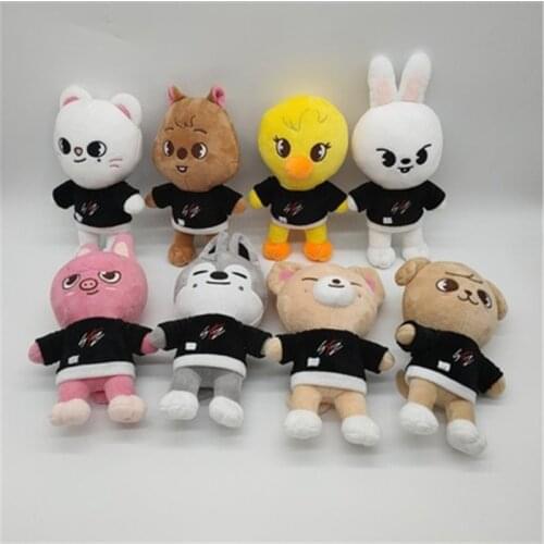 Stray Kids Plush Toys Skzoo Cartoon Kawaii Animal Cute Soft Leeknow Hyunjin Stuffed Baby Toys Doll For Kids Birthday Gift 2021