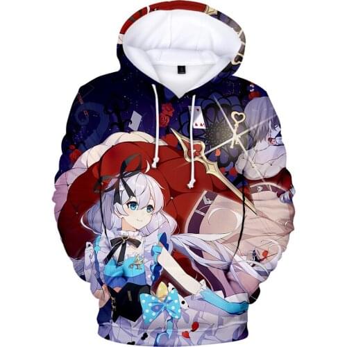 Honkai Impact 3 Kiana Kaslana Raiden Mei 3D Print Fashion Fall Winer Suit Hoodies Sportswear Streetwear Women/Men The hooded