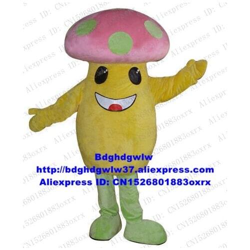 Coprinus Comatus Shaggy Ink Cap Mushroom Agaric Penester Mascot Costume Adult Character Conference Photo Photo Session zx1805