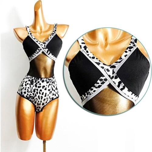 2020 New Latin Dance Dress Women Bare Back Tops for Ballroom Samba Tango Chacha Belly Dancing Performamnce TL569