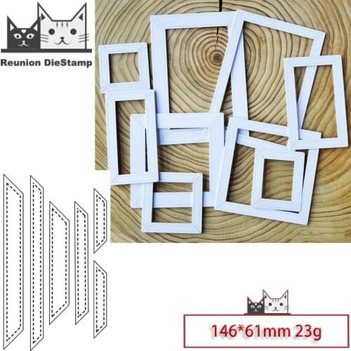 Reunion New Design Craft Metal Die Cuts Embossed border Cutting Die Scrapbooking Album DIY Paper Card Embossing Stencils