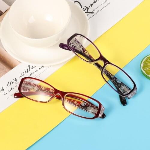 Gootrads Reading Glasses Anti Eyestrain Computer Glasses For Man Women Glasses Presbyopic Optical Glasses Square Frame+1.0~+4.0