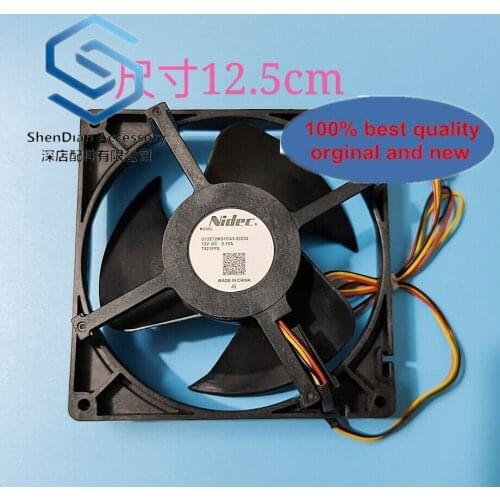 1pcs 100% orginal new U12E12MS1CA3-52Z32 12.5cm 12V 0.15A refrigerator maintenance fan
