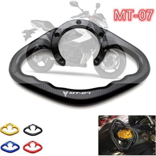For YAMAHA FZ1 FZ6 FZ8 XJ-6 YZF R1 R6 FZR750 1000 MT-07 Motorcycle Fuel Tank Armrest Passenger Handle Armrest Fuel Tank Bracket