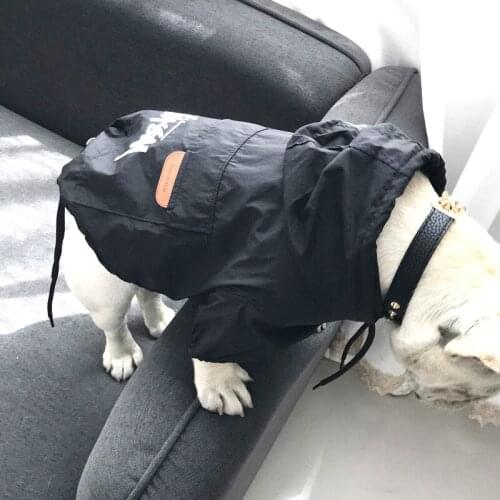 Pet Dog Rain Coat Pug French Bulldog Clothes Waterproof Dog Clothes Poodle Rain Jacket Bichon Schnauzer Welsh Corgi Raincoat