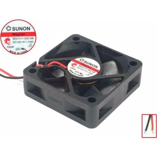 SUNON ME50151V1-000C-A99 DC 12V 1.74W 50x50x15mm 2-wire Server Cooling Fan