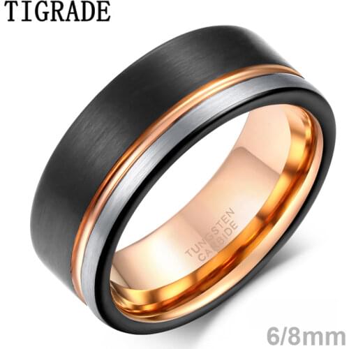 TIGRADE Gold Rings For Men