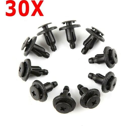 ABS Plastic Plastic Screw For Honda Plastic Screw Fasteners Clips Fairing 90683-GR1-003 90683-MBW-00 30PCS
