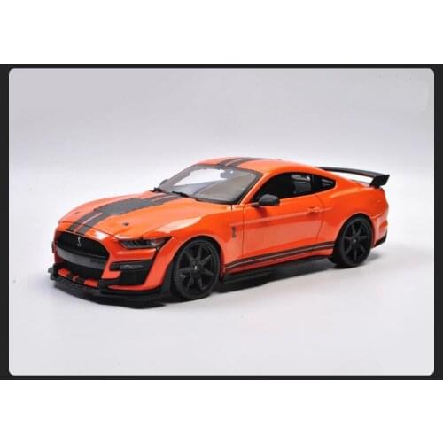 WELLY Diecast 1:24 Street Racing Car Metal 2007 Shelby Cobra GT500 Model Toy Car Alloy Sports Car For Kids Decoration Collection