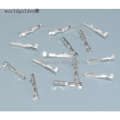 Worldgolden Hot sale 10/20/30pcs/lot 0.6MM female crimp terminals replcement pins of 963716-1 for bmw,vw,toyota