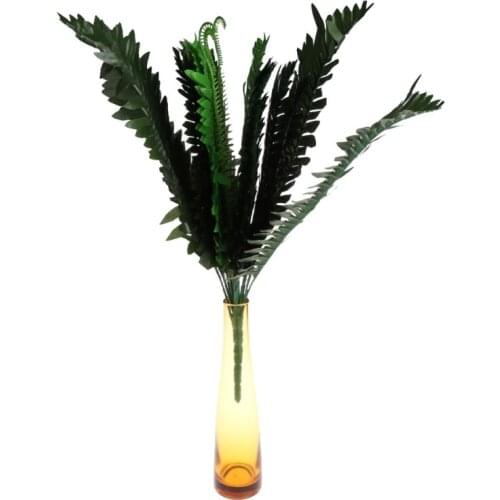 1 Bunch 18 Heads Artificial Silk Plants Cycas Palm Tree Garden Home Decoration