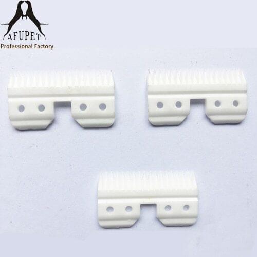 10pcs/lot replaceable 18 teeth pet ceramic clipper cutting blade