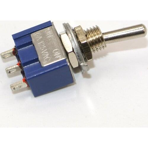 100PCS 3PIN SPDT Mini Toggle Switch ON/ON MTS-102 switch