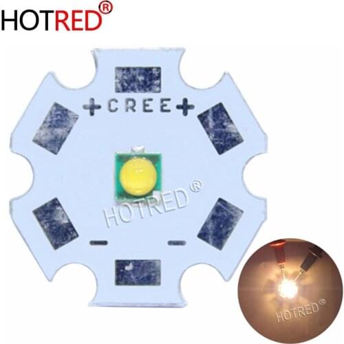 100PCS Taiwan 35351W-3W led White 5000-5500K Warm White 3000-3200K LED Emitter with 20/16mmStar PCB for Flashlight/spotlight DIY