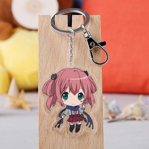 Chuunibyou Demo Koi ga Shitai Keychain Anime Yuuta Yumeha Rikka Shinka Satone Figure Pendant Key Ring Charm Accessories For Kid