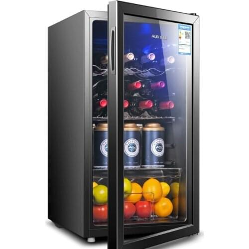 Household Living Room Single Gate Refrigerator Tea Leaf Storage Cabinet Wine Cooler Cabinet 220V Ice Bar wine refrigerator