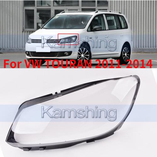 CAPQX For VW TOURAN 20112012 2013 2014 Front Headlamp Glass cover Headlight lens Cover Lampshade Head light glass Lid Shell