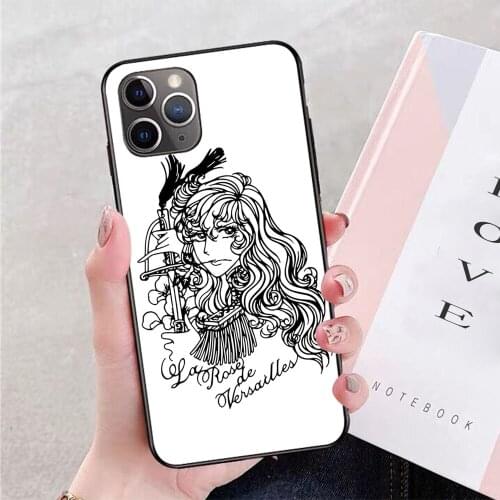 La Rose de Versailles Phone Case For iPhone 11 Pro X XR XS Max 6 7 8 plus Samsung S8 S9 S10 S20 A10 A50