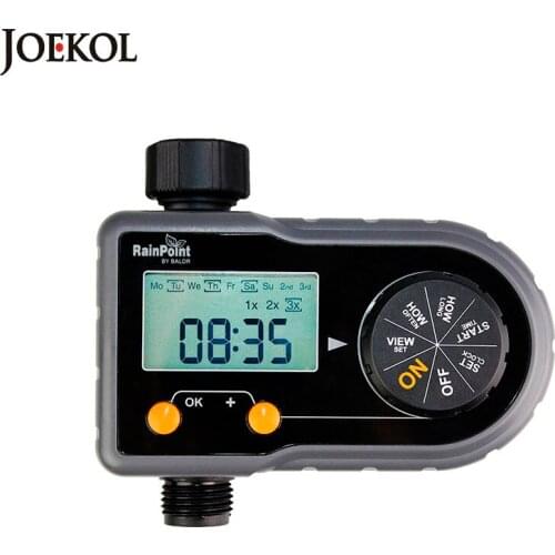 Digital Garden Water Timer Single Outlet Automatic Drip Tap Hose Timer LCD Irrigation Controller For Watering Irrigation System