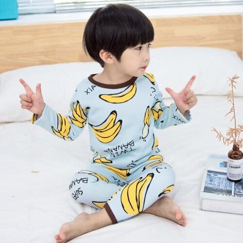 Children Cashmere Underwear Suit baby Keep warm thickening Autumn winter Baby Boy Girl pajamas tide 2-piece cute