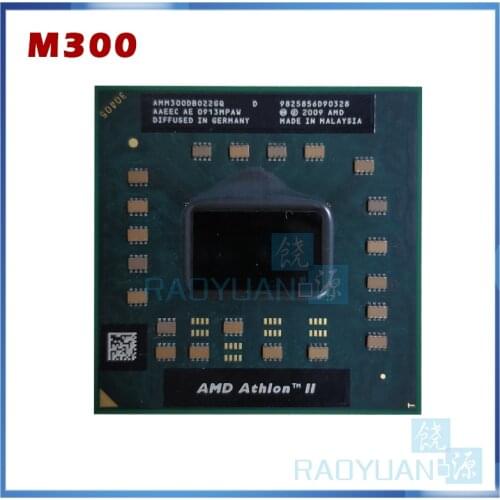 AMD Athlon II Dual-Core Mobile M300 - AMM300DBO22GQ notebook CPU laptop processor M340 M360 P320 P340 N350 N370